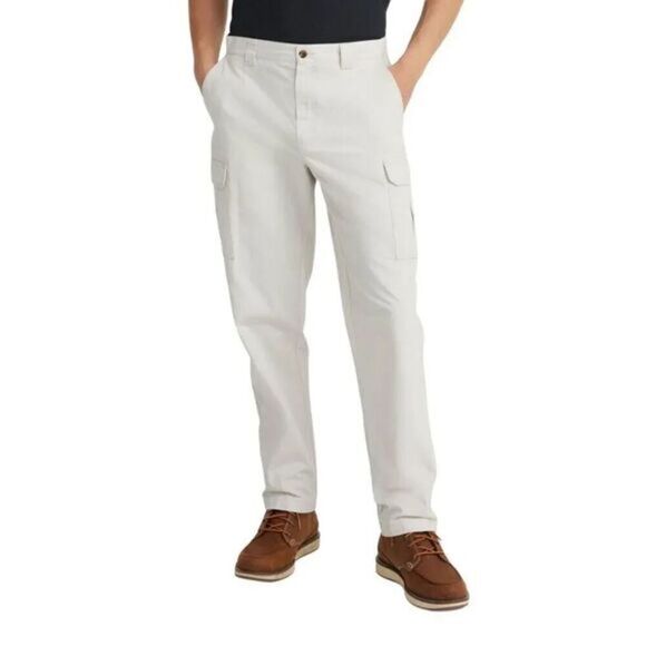 L.L. Bean Beige Cargo‎ Pants Size 35x30 - Picture 1 of 7